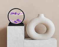 HYUGF Moving Sand Art Picture, 3D Deep Sea Liquid Motion Sand – Fun for Kids & Family - Purple / 12 inches - image 2