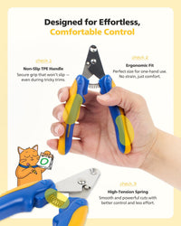 Cat Nail Clipper Trimmer for Indoor Cats - 1-Pack - image 2