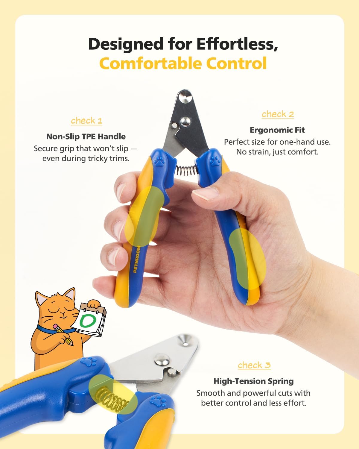Cat Nail Clipper Trimmer for Indoor Cats - 1-Pack - image 2