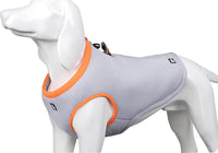 SGODA Dog Cooling Vest Harness Cooler Jacket Grey Green Large – Essentials for Dogs - Medium Chest 20.5-24" / grey with orange
