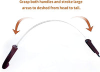 BOTH WINNERS Dual-Sided Shedding Blade with Stainless Steel Blade - Burgundy - image 2