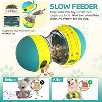 Dog Puzzle Toys, Rolling Treat Dispensing Ball, Brain Stimulation & Slow Feeder, Dog Enrichment Toys to Keep Them Busy (Green)