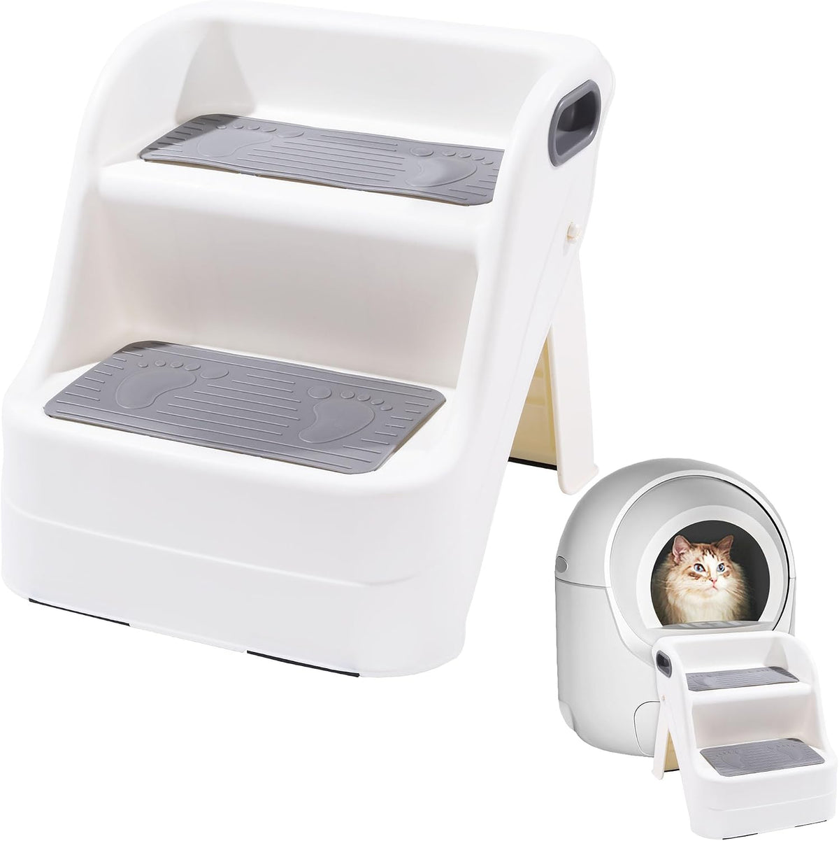 BALAPET Cat Ramp for Litter Box Litter Box Ramp Custom Fit