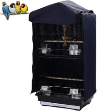 QBLEEV Bird Cage Covers, Breathable Blackout Birdcage Covers for Night – Essentials for Birds - Blue / 14.1"L X 18.5"W X 35.4"H
