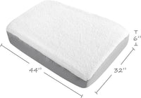 Waterproof Dog Bed Covers Replacement Washable 41 x 29 inch – Essentials for Dogs - White / 32 x 44 x 6inch - image 2