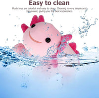 Axolotl Plush Toy, 10.8” Soft Cute Axolotl Stuffed Cotton Plush Pillow Kawaii Salamander Animal - Pink - image 4