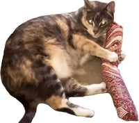 15" Catnip Cat Kicker Toys/Kitty Kick Sticks/Cat-Nip Kick Sticks (Ruby Red) (Kickers Filled with 1 oz Premium Canadian Catnip)