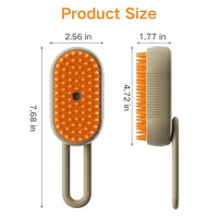 Cat Water Brush for Shedding,Water Comb for Dogs, Water Heat Grooming,3 in 1 Pet Comb For Dog Massaging,Hair Self Cleaning and Removal, Pet Hair Brush Steam For Indoor Cats and Dogs