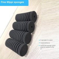 Hygger Aquarium Double Sponge Filter, Comes with 2 Spare Sponges - Sponge S - image 3