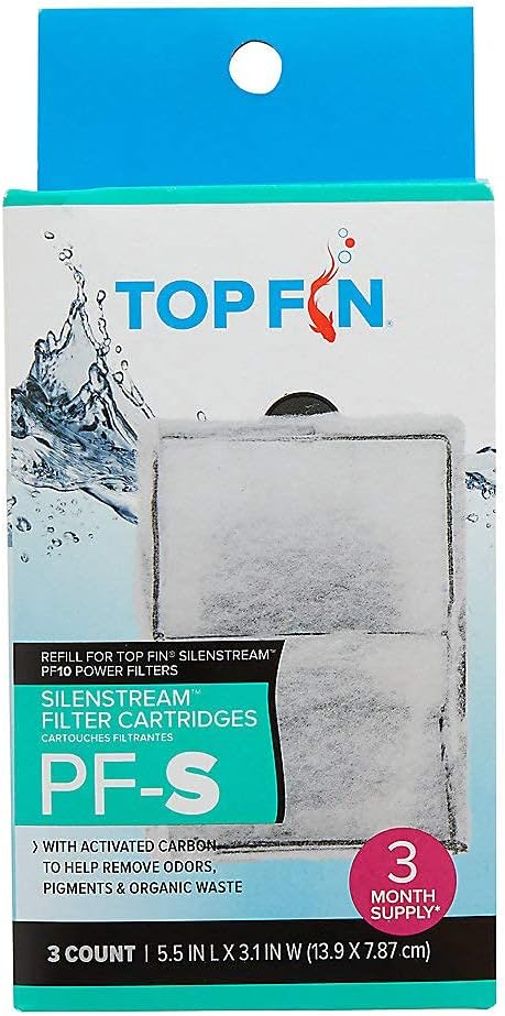 Top Fin Silenstream PF-S Refill for PF10 Power Filters 5.5in x 3.1 - – Essentials for Fish