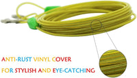 30ft Reflective Tie-Out Cable for Heavy Dogs Up to – Essentials for Dogs - 35lbs25ft / Green & Yellow - image 3