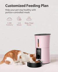 Timed Automatic Cat Feeder - Pink / Regular - image 2