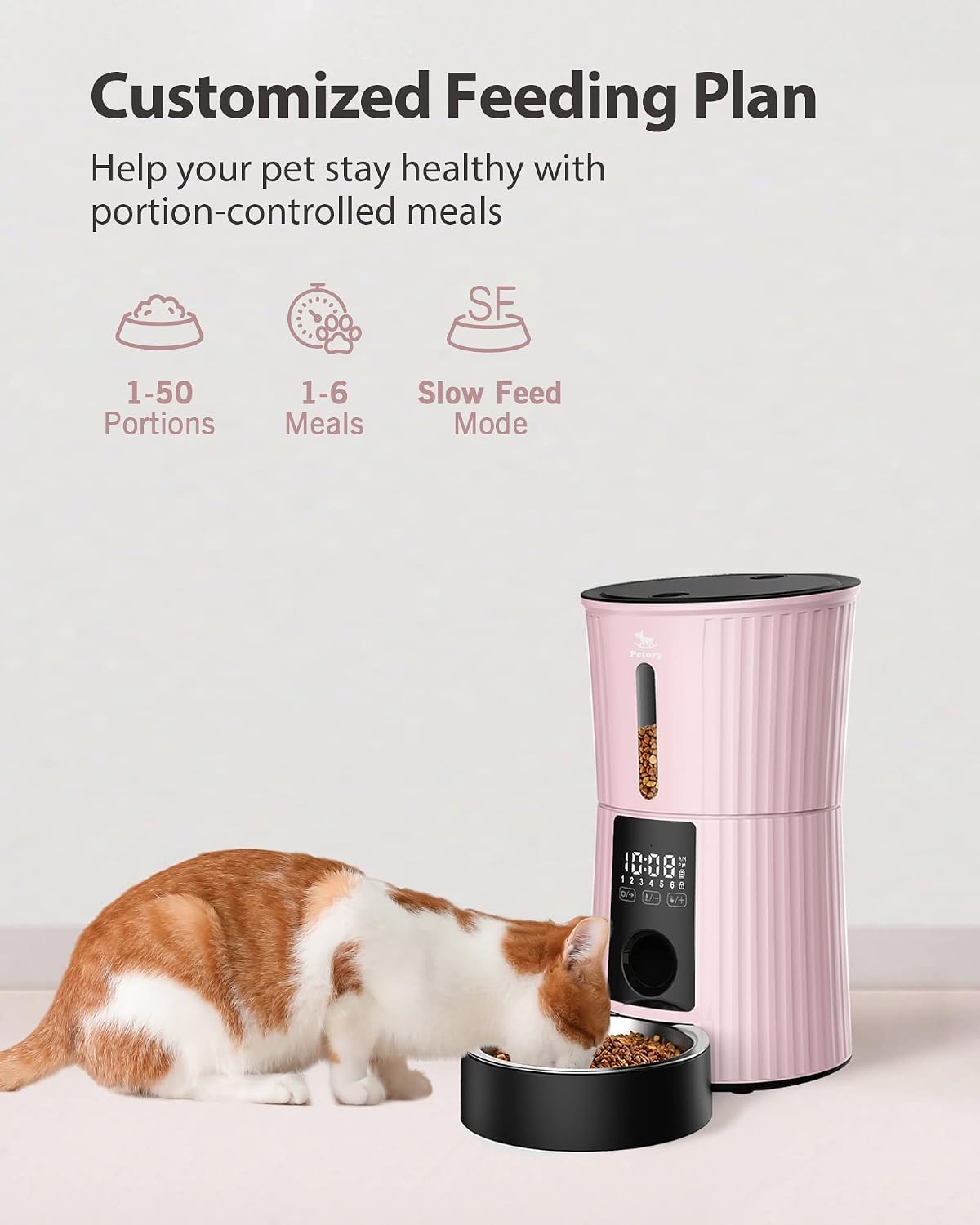 Timed Automatic Cat Feeder - Pink / Regular - image 2