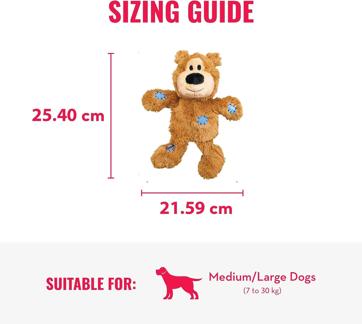 Kong Wild Knots Bear, Knotted Rope Plush Toy - Medium/Large / Bear - image 4