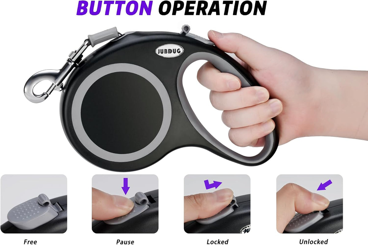 Retractable Dog Leash, Heavy Duty Design with Anti-Slip Handle - image 3