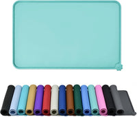 Reopet Silicone Pet Feeding Mat - Teal / 32" x 24"