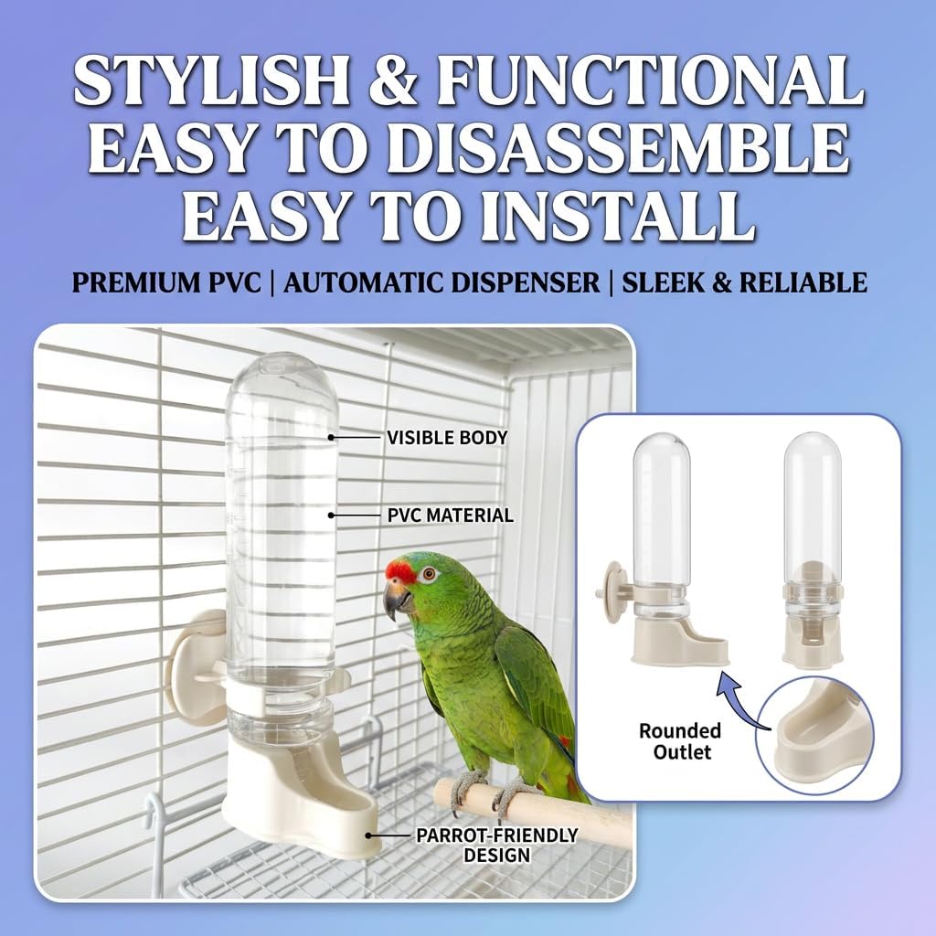 Automatic Hanging Bird Water Bottle - image 4