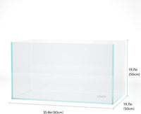 Aquarium 75H 37 Gallon Ultra Clear Glass Rimless Fish Tank – Essentials for Fish - Standard / 55Gal W35.4×D19.7×H19.7 in(90x50x50cm) - image 2