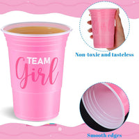 Norme 60 Pcs 16 oz Plastic Gender Reveal Cup Blue Pink Disposable Cup – Fun for Kids & Family - 12 oz / 30 - image 3