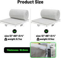 hygger 1'' Thick Aquarium Filter Floss 12"x 68" Poly Fiber Fish Tank - 12"x86" - image 4