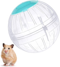 Hamster Exercise Ball, 5.7 Inch Transparent Running Wheel,Blue – Essentials for Small Pets - Blue / 5.7inch