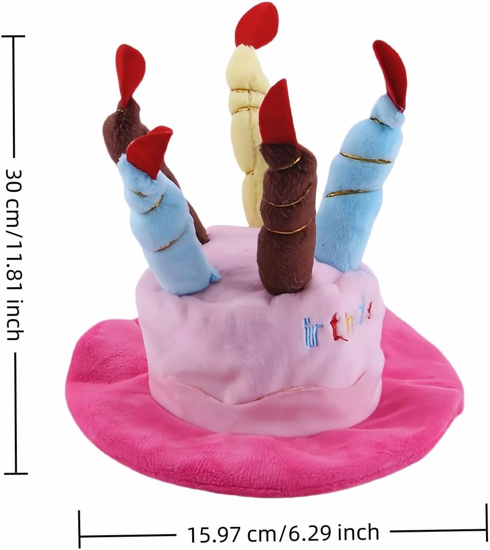 Cute Pet Party Hat for Dogs&Cats - Pink - image 3