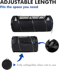 Pet Tube Soft Sied Dog Carries,Extra Long Cat Tunnel for Cars, Outsidet Enclosures Playpen Tunnel Catio for Long Distance Travel Road Trip