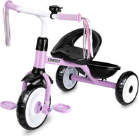 Liberry Toddler Tricycle for 2 3 4 Years Old Girls 3 Wheel Bike - Purple