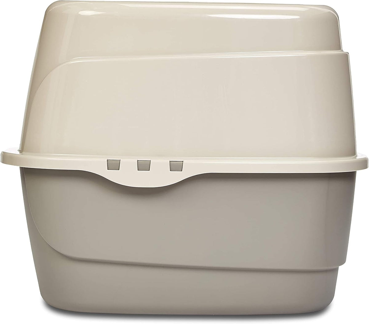 Amazon Basics Cat Litter Box with Lid, No-Mess - image 3