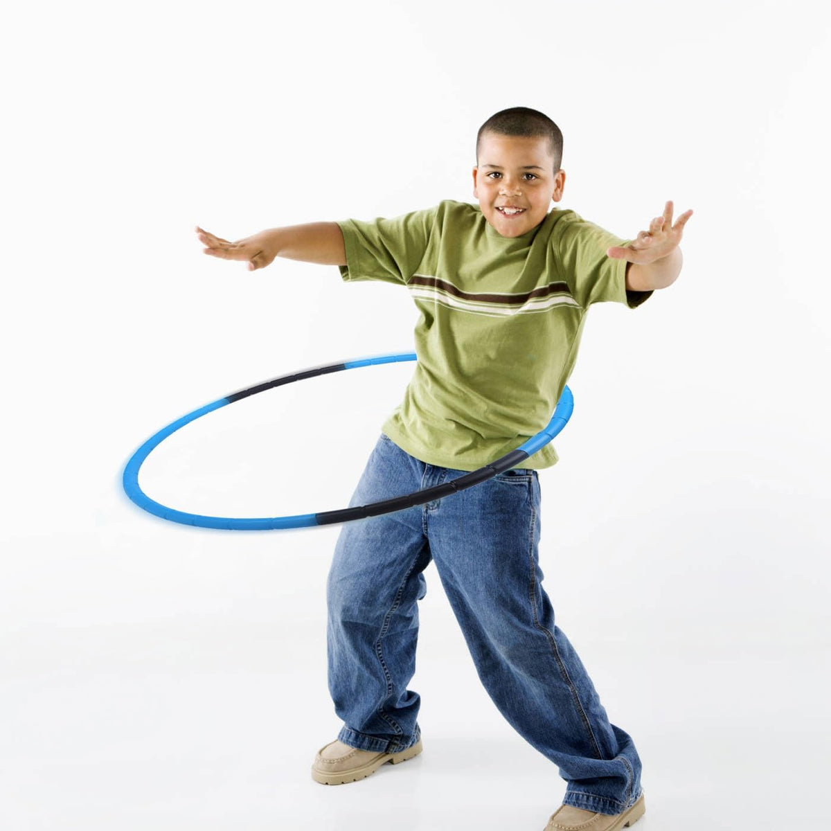 BOHS kids fitness hoop, adjustable size and weight, 26.5 inch plastic hoop - view 6