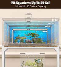 20-30 Gallon Aquarium Stand with 3-Tier Adjustable Storage Shelf – Essentials for Fish - 30 Gal White - image 4