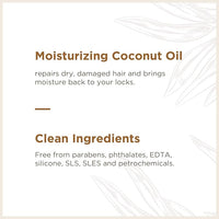 Soapbox Coconut Oil Shampoo, Harsh Sulfate Free, Paraben Free, Silicone Free, Color Safe, and Vegan Hair Shampoo (33.8 Ounces)