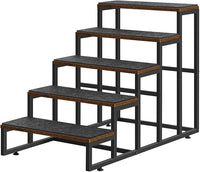 Dog Stairs Ramps Dog Stairs for High Bed Couch 5 Tier Pet Stairs for Small Medium Large Dogs and Cats Pet Step with Non-Slip Stair Tread for Puppy, The Old, and Injured Dogs