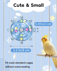 Pawfly 2 Pcs Bird Toys for Parakeets - 1 PC / Blue - image 2