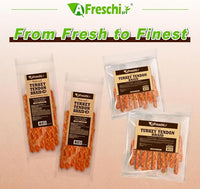 Afreschi Turkey Tendon Braid (M) 3.17 oz, USA-Sourced Turkey Tendon, All Natural Human Grade Dog Chew, Hypoallergenic, Rawhide Alternative, Dog Treats for Small & Medium Breeds