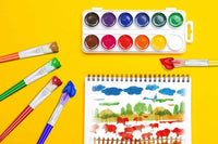 10Pcs Paint Brushes for Kids - Large (Pack of 2) - image 3