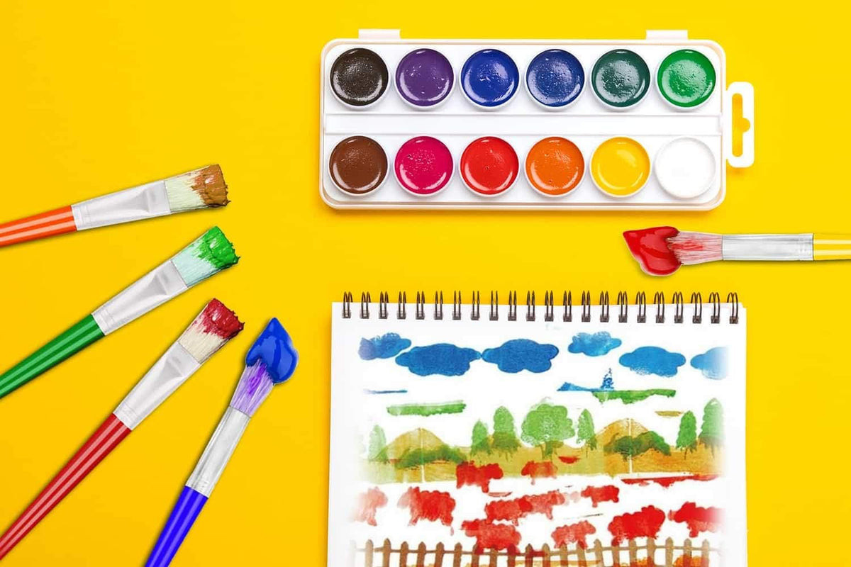 10Pcs Paint Brushes for Kids - Large (Pack of 2) - image 3