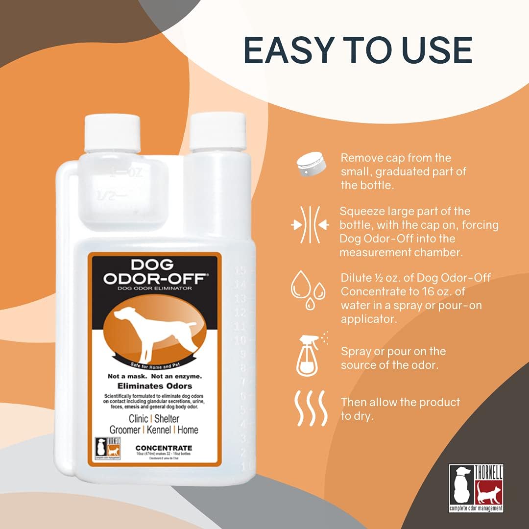Thornell Odorcide Dog Odor-Off Concentrate - 16 oz Concentrate - image 2