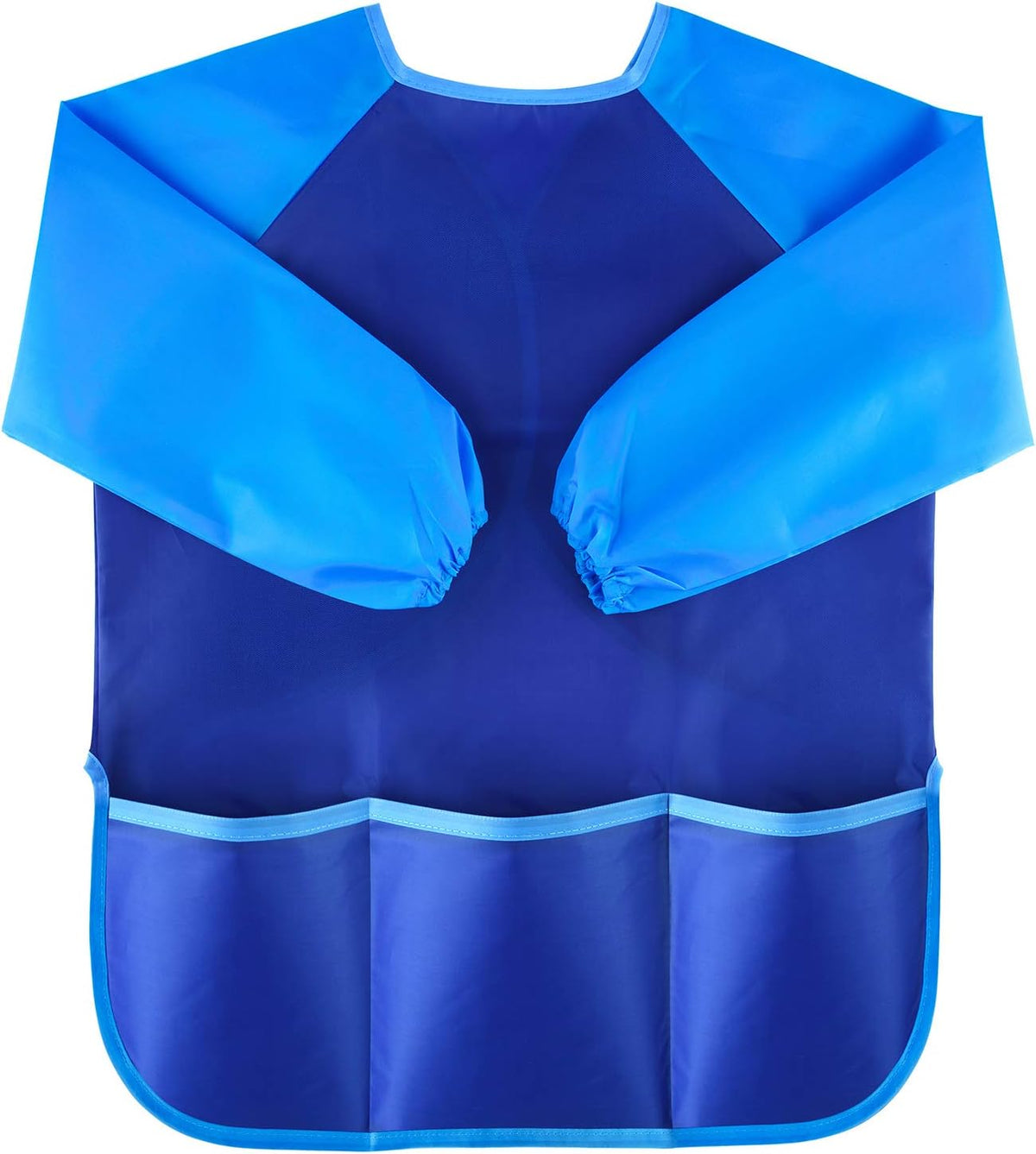 KUUQA Waterproof Children Art Smock Kids Art Aprons – Fun for Kids & Family - Blue / 1 - image 2