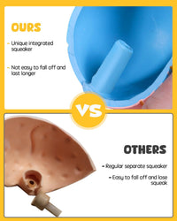 SCHITEC Dog Squeaky Toy Balls, Puppy Tennis Balls for Fetch Play - For Small/Medium Dogs / Tennis Ball - image 3