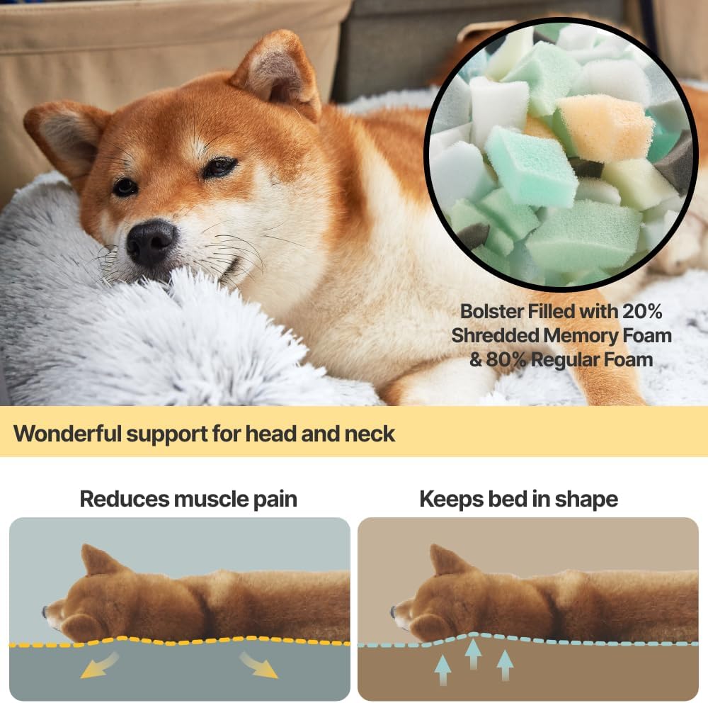 Codi Dog Couch Bed, Sofa Cover Mat - 41.0"L x 37.0"W x 6.0"Th / Light Grey - image 4
