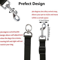 3 dog leash coupler kit with padded handle and swivel buckles, nylon - view 4