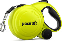32ft Retractable Dog Leash with Reflective Strips - Green / 32ft | 110 lbs max