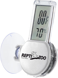 REPTI ZOO Reptile Thermometer Hygrometer with Suction Cup