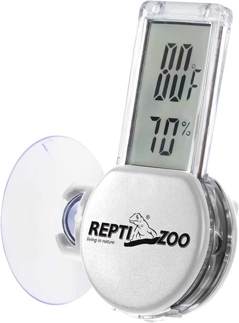 REPTI ZOO Reptile Thermometer Hygrometer with Suction Cup