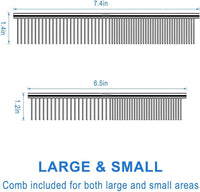 CWXZSTM Pet Steel Combs Dog Cat Comb Tool for Removing Matted Fur - image 3