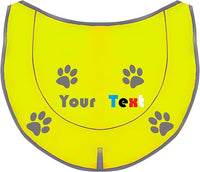 Custom Reflective Dog Vest Personalized High Visibility Reflective Jacket for Your Puppy Hunting Safety Gear with Elastic Strap & Clasp, Comfortable, Perfect for Day and Night Walks!