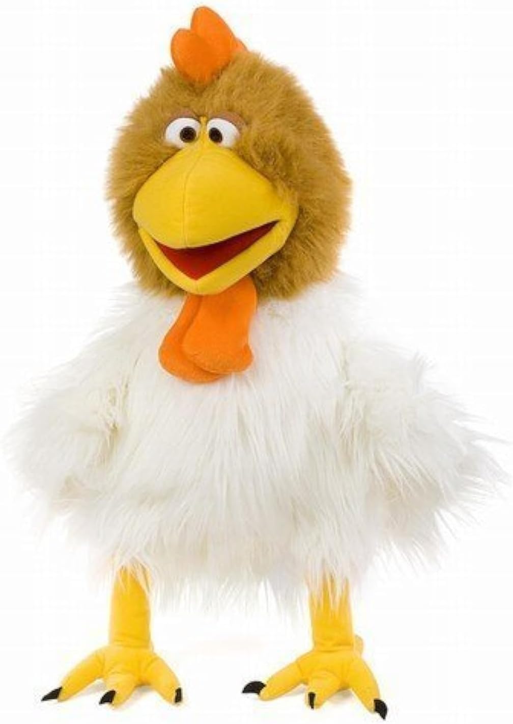 Silly Puppets 23 inch rooster ventriloquist puppet with wing pockets and moving beak