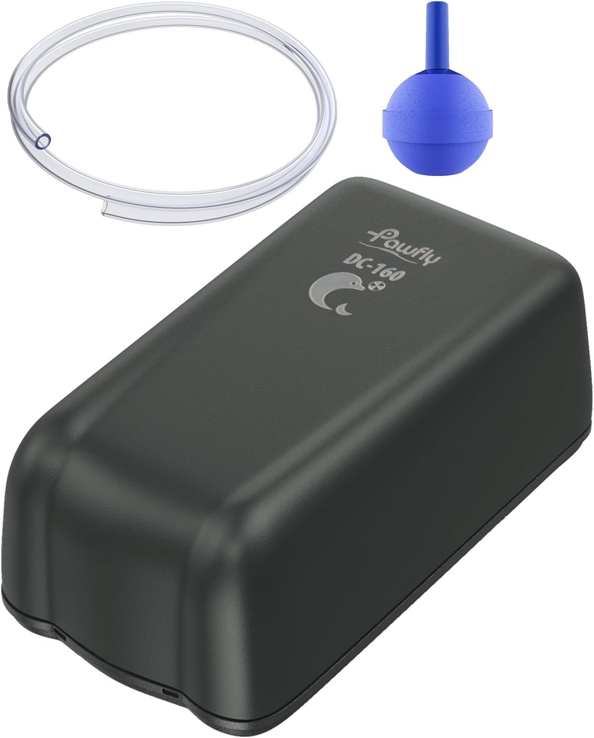 Pawfly Aquarium Air Pump with Nano Bio Sponge Filter Kit Air Control - 5-30 Gal