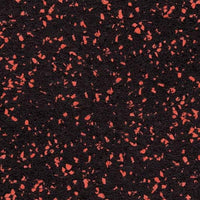 American Floor Mats - Extreme Rubber Gym Tiles - 1 Inch Thick Colorful Rubber Gym Tiles - Superior Shock and Sound Absorbing Tiles - 10% Red 10 Tile Pack (Covers 40 Sq Ft)